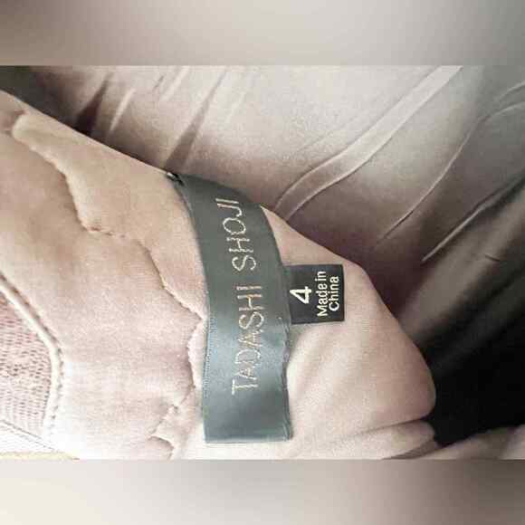 Tadashi Shoji Bronze Sleeveless Sequin Cocktail Dress Size 4 - Picture 13 of 15